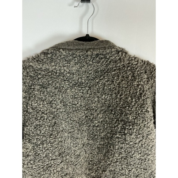Italian Wool Mohair Cardigan Sweater Women M Brown Berretti Button Up Pockets - Picture 5 of 9